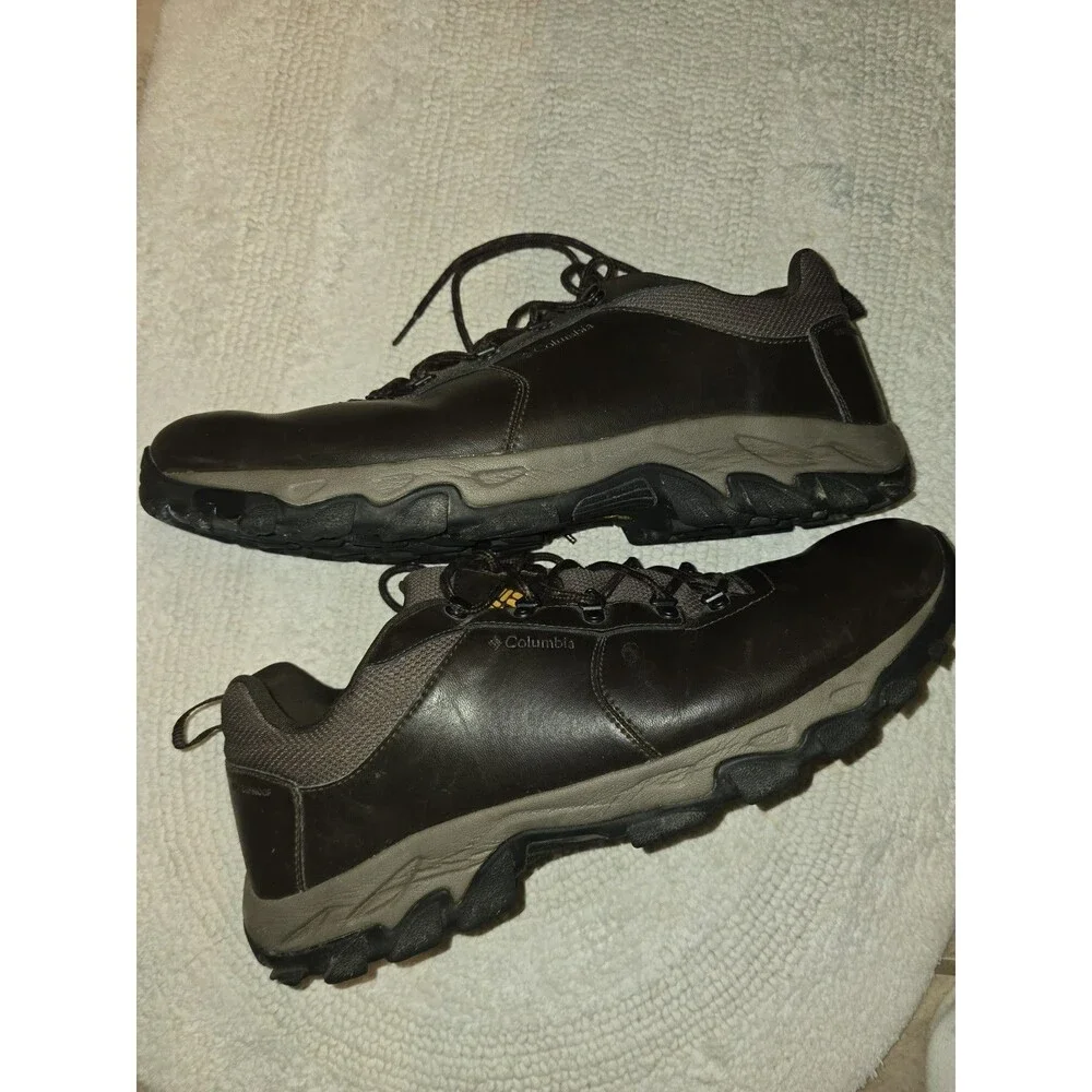 Columbia BM1729-231 Waterproof Leather Hiking Shoes Men’s 17 Omni-Grip Brown EUR